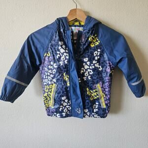 Lupilu Toddler Fleece Lined Rain Jacket 2-4Y